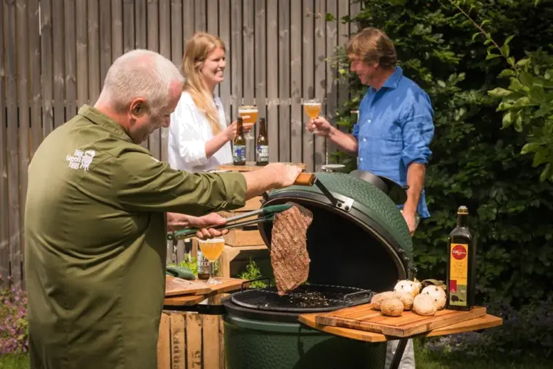 BIG GREEN EGG LARGE СЪС СТОЙКА И МАСИЧКИ - Image 6